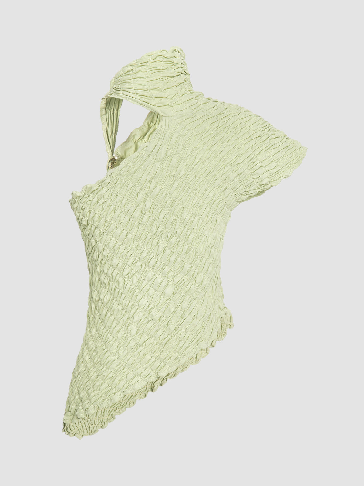 Slanted Asymmetrical Top In Pistachio