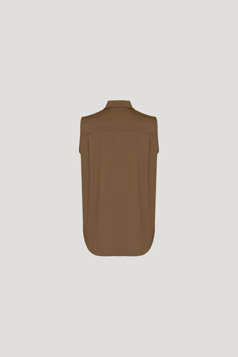 Sand Brown Momo Top
