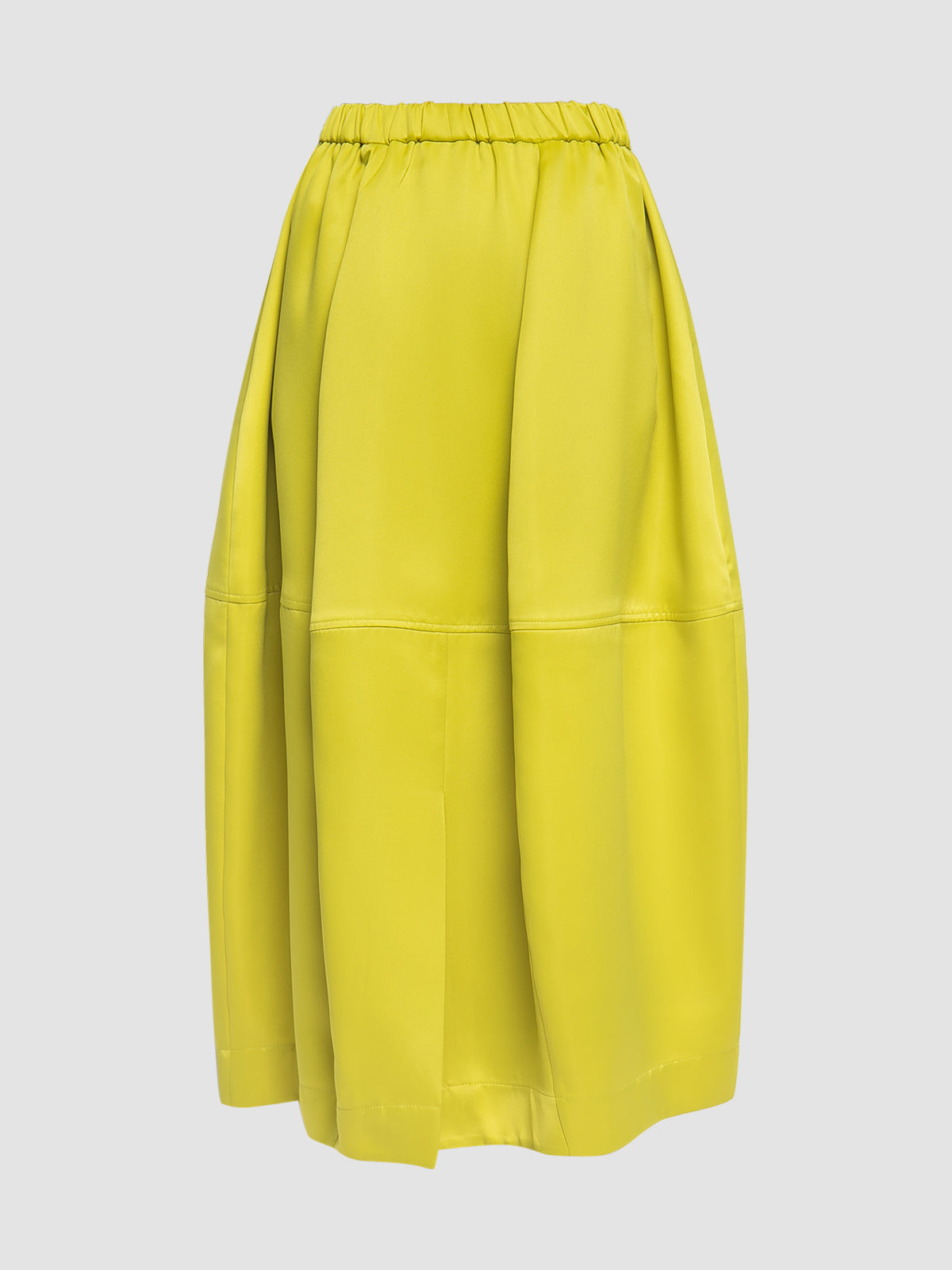 Lime Volume long skirt