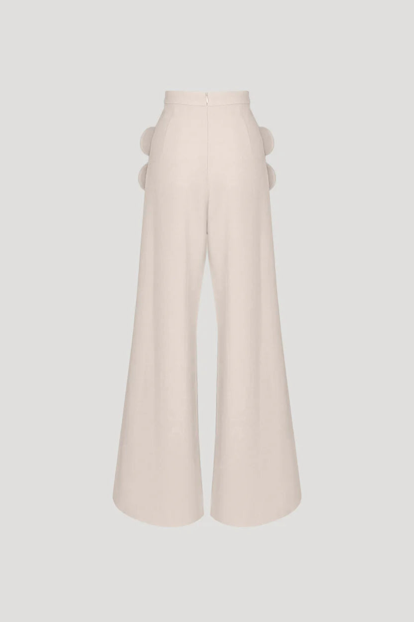 Ecru White Pharynx Pants