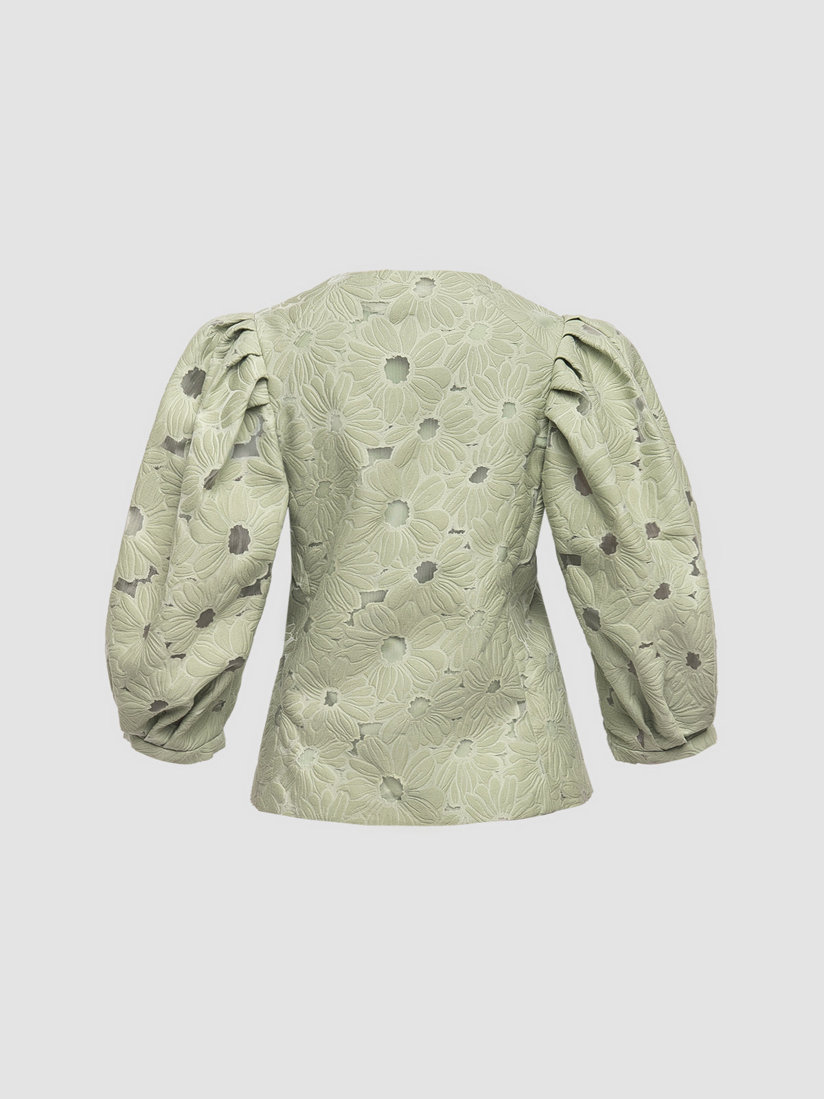 Avocado Balloon Sleeve Top