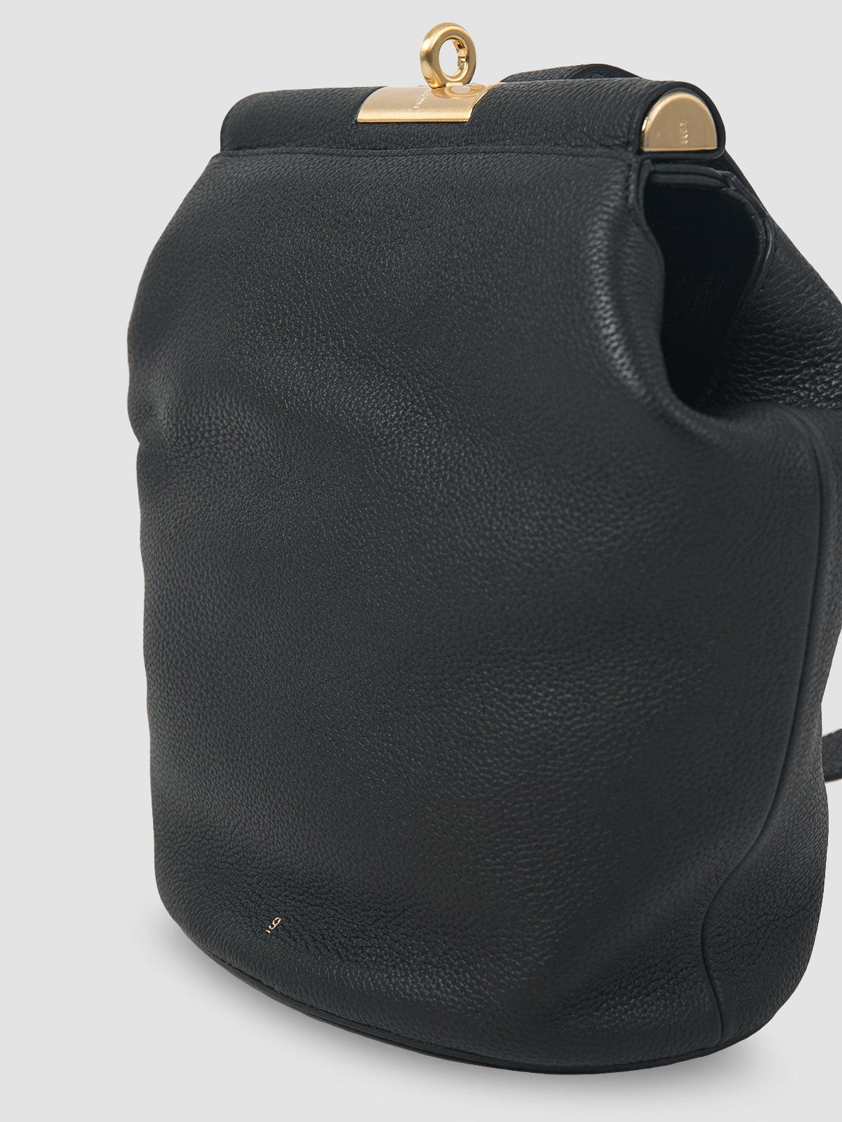 Black Lowa leather shoulder bag