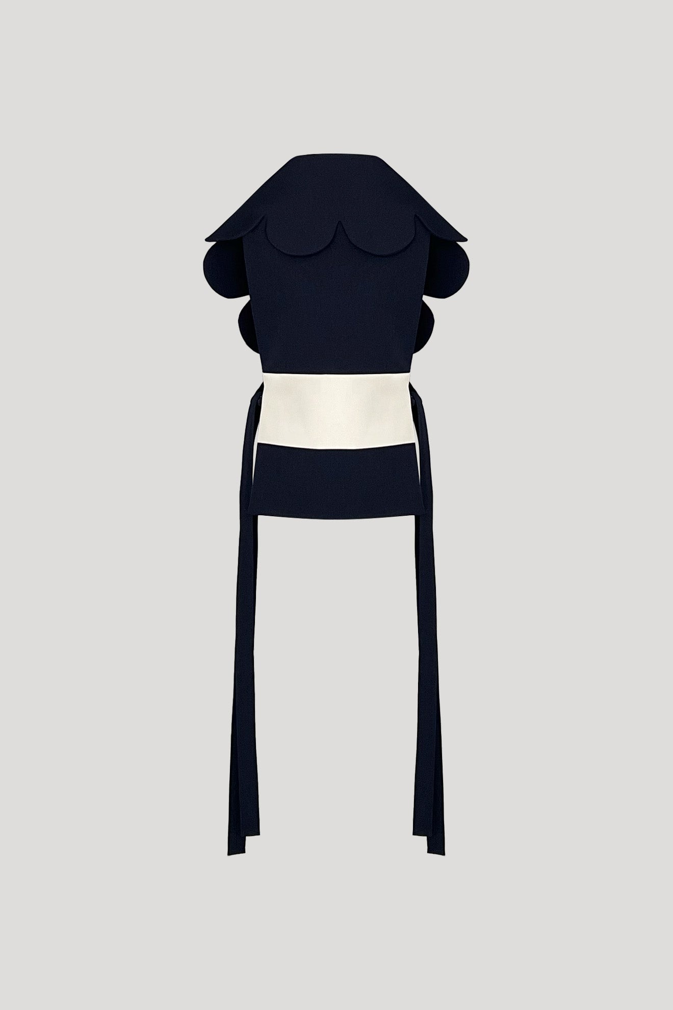 Dark Blue & Beige Itachi Vest