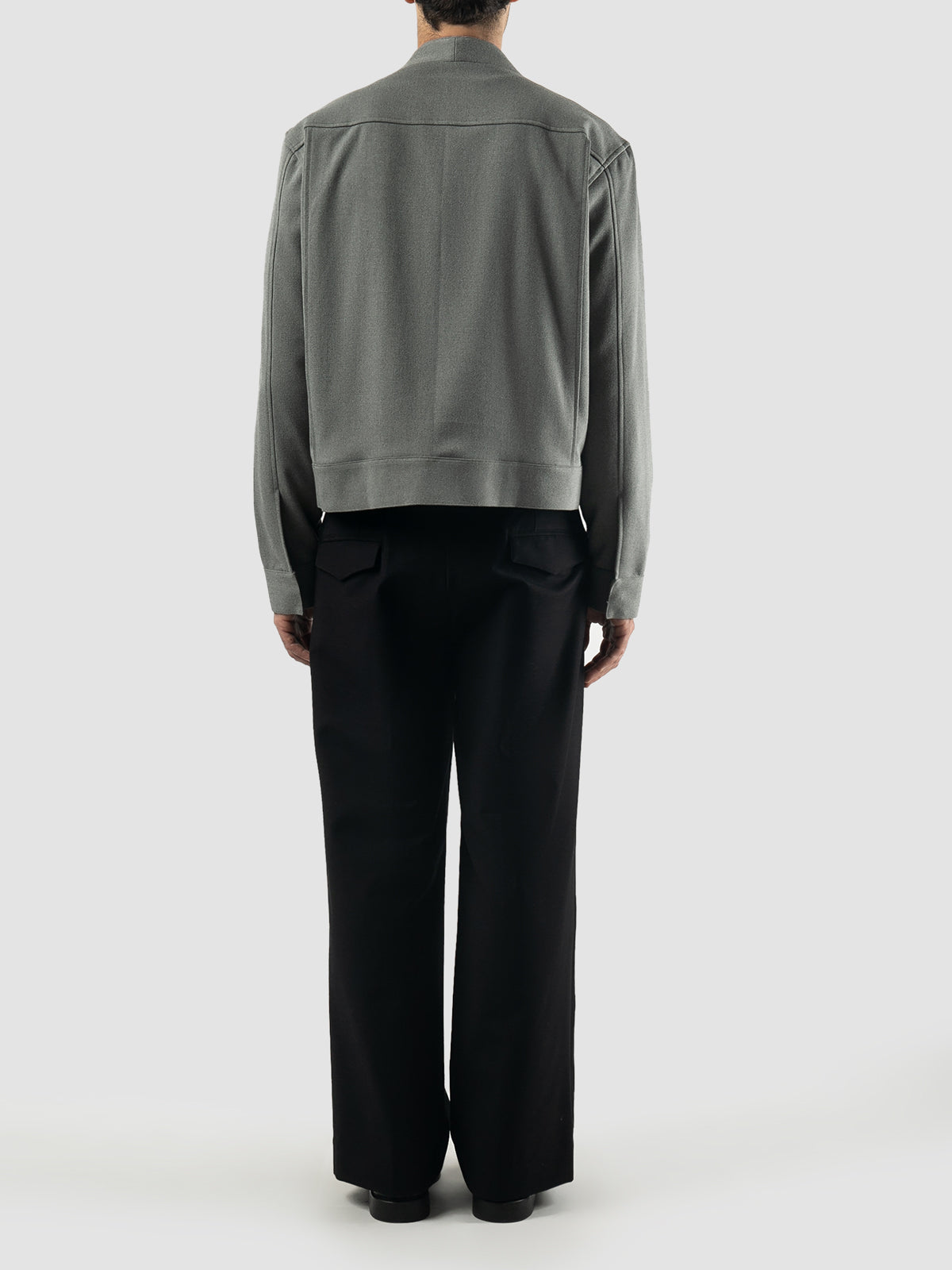 Dark grey double-layered jacket