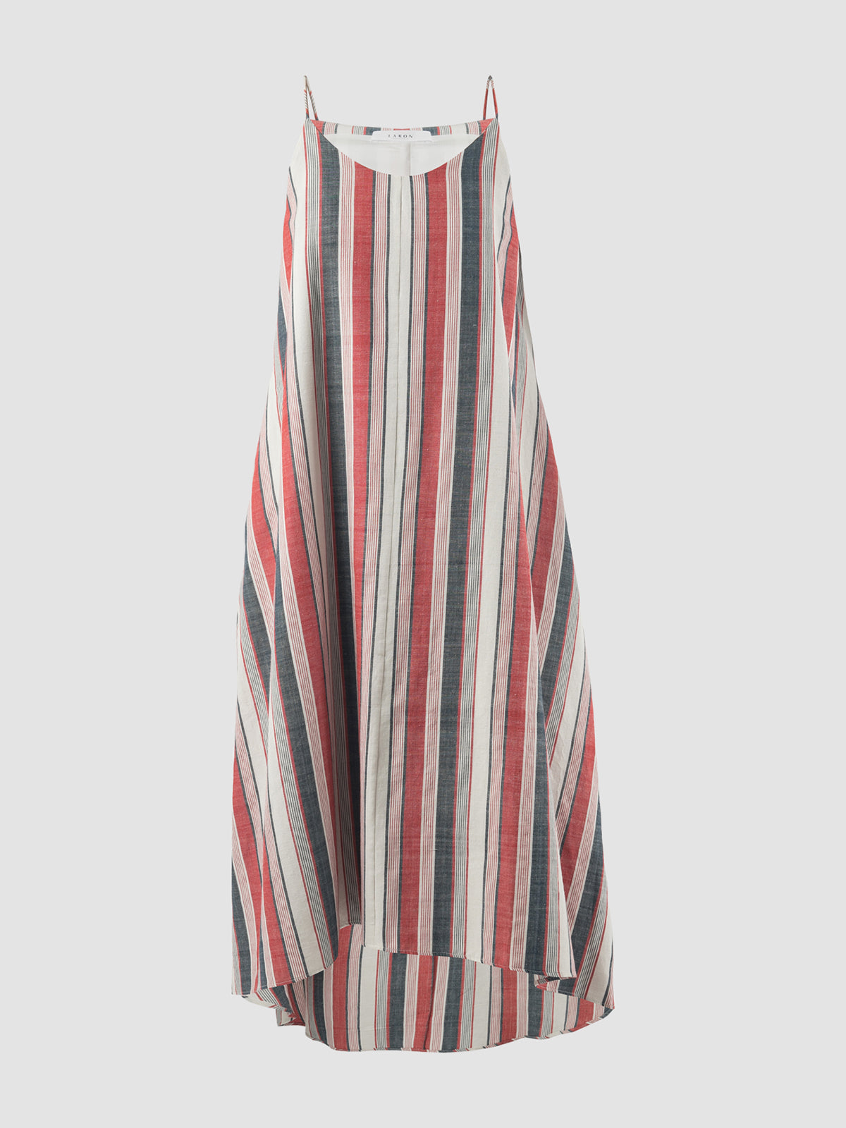 Red Lurik long camisole dress