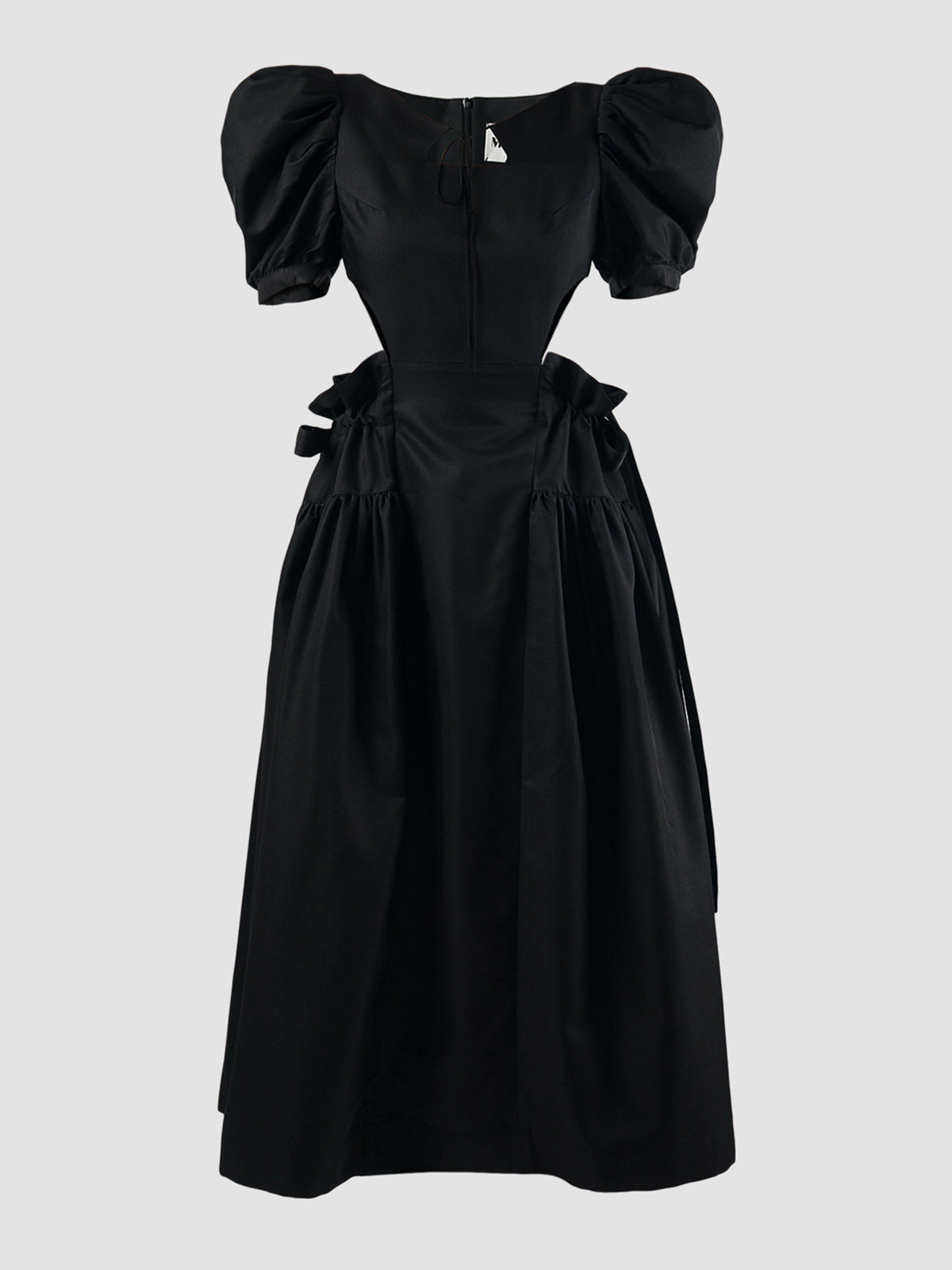 Fairy Puff black maxi dress with cutout details PILLAR Fairy Puff black maxi dress with cutout details PILLAR