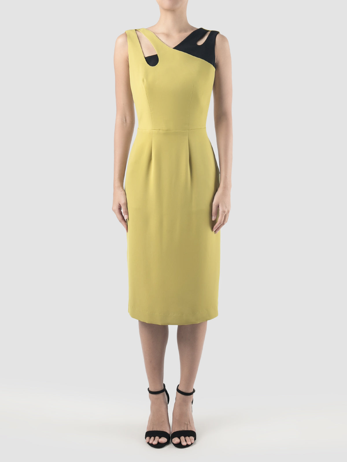 lime green midi dress - Lime Green Dress - Ruffled Dress Spandex/Rayon. Topshop - Midi Dress -