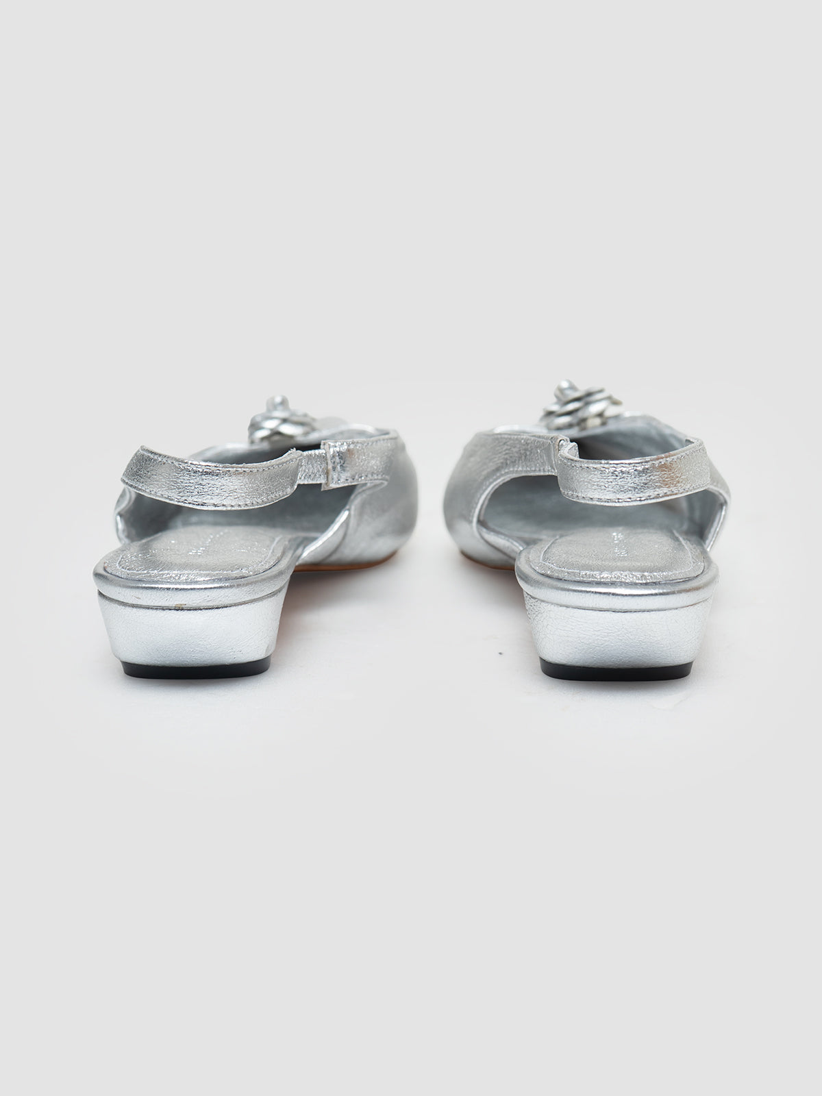Light Silver Valencia Pumps