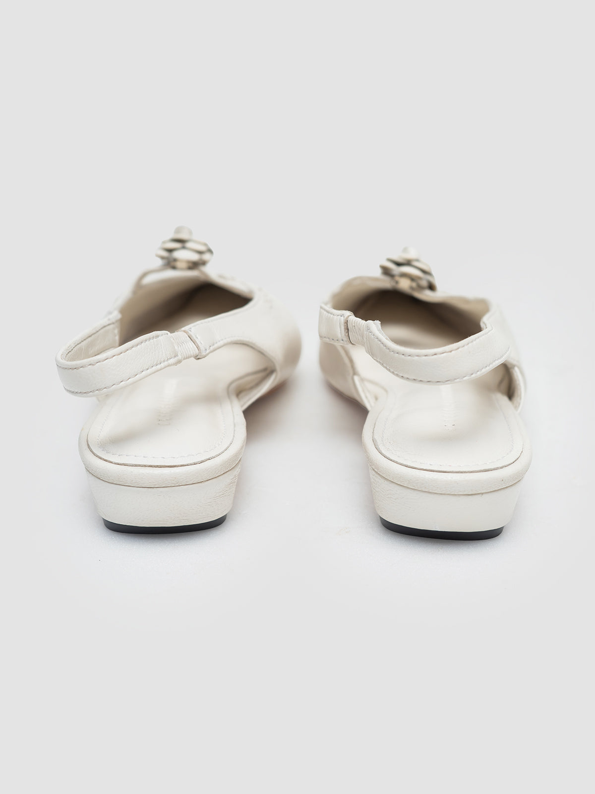 White Valencia Pumps