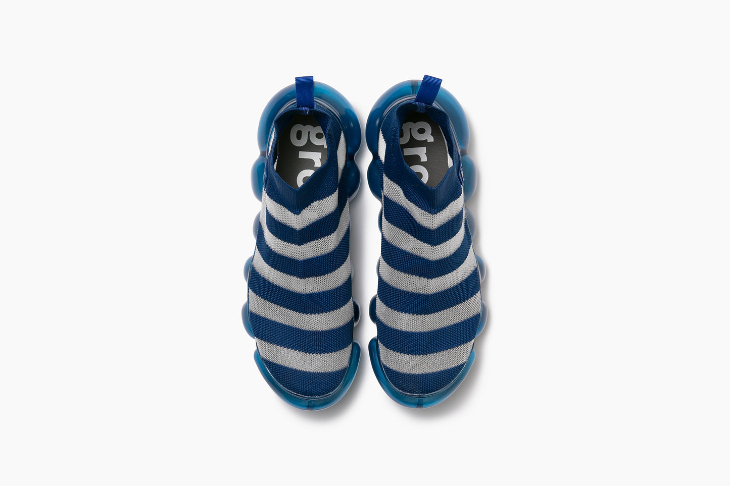 JEWELRY x HEAVEN cobalt blue slip on sneakers