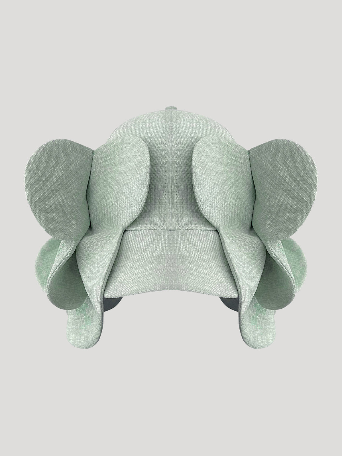 Gnat dusty green scalloped floral hat