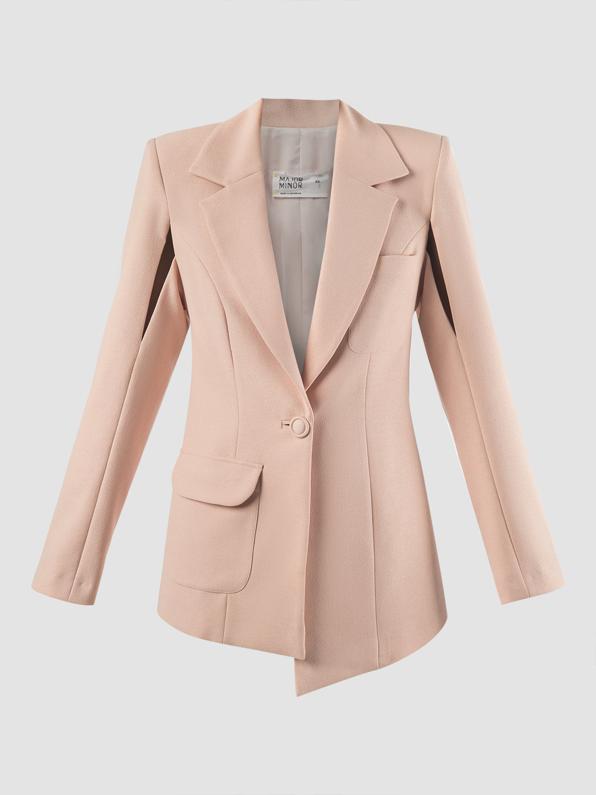 Mono blush suit jacket