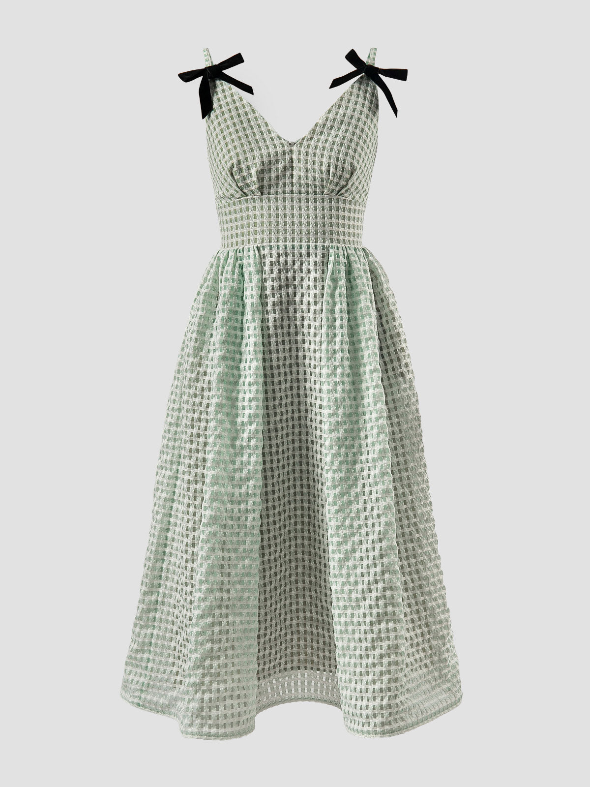 Cheshire mint green sleeveless midi dress