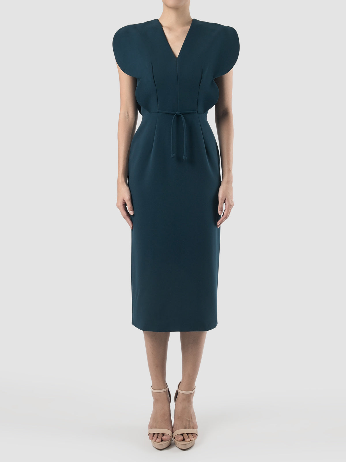 Matron dark teal midi dress PILLAR Matron dark teal midi dress PILLAR