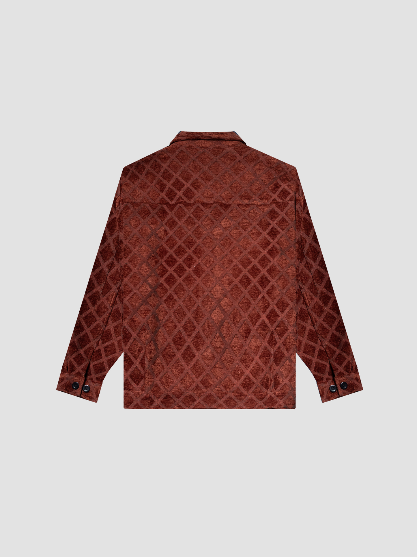 Terracota Grid Boxy Jacket