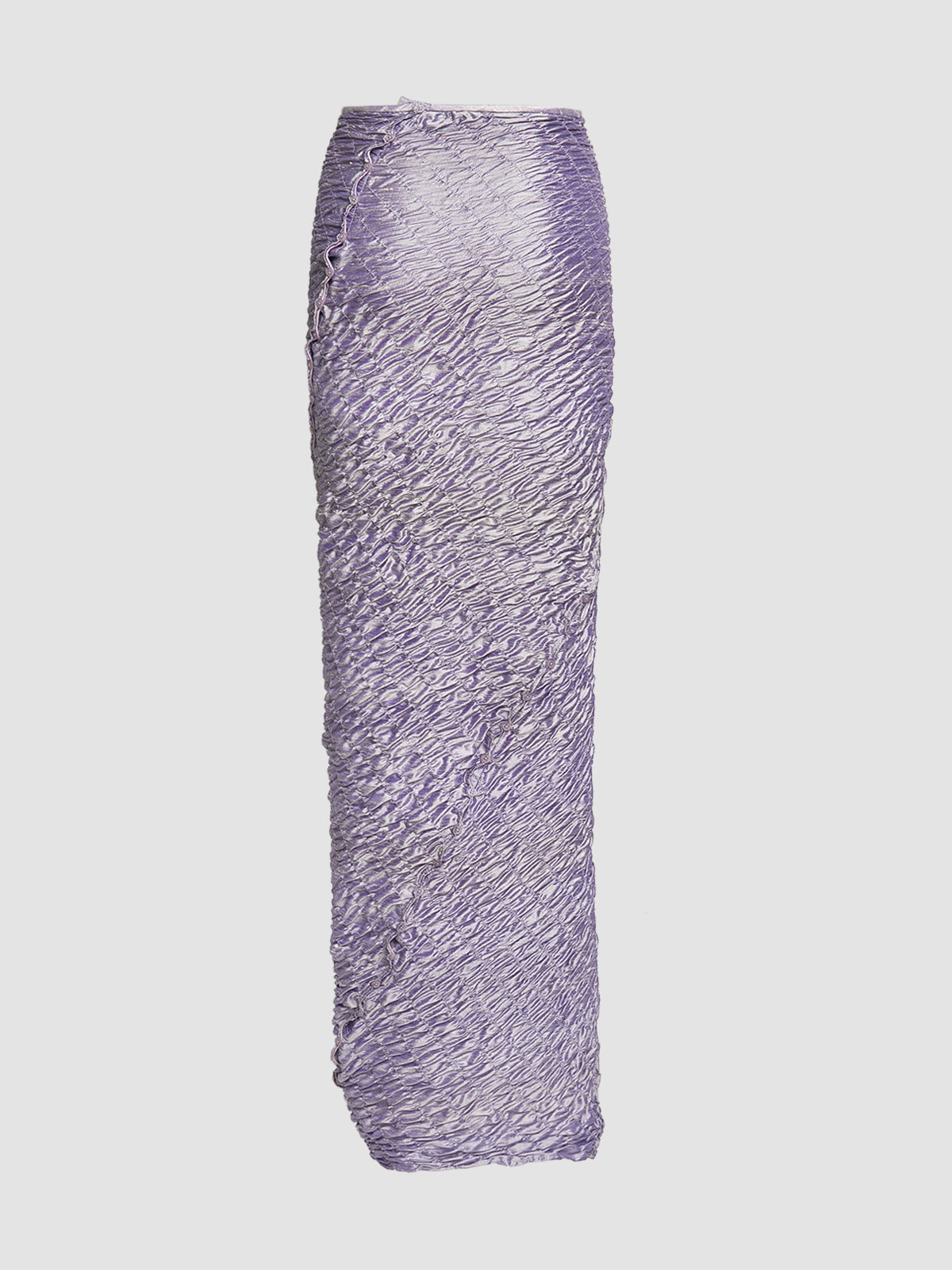 Purple Slanted multiway long skirt