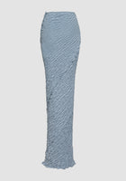Provence grey Slanted multiway long skirt
