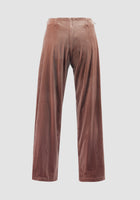 Pink Gradient Velour low rise trousers
