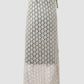 White Take a Bow crochet long skirt