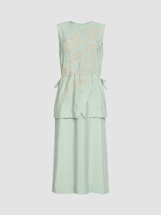Malaga Rikmadara Drawstring Dress