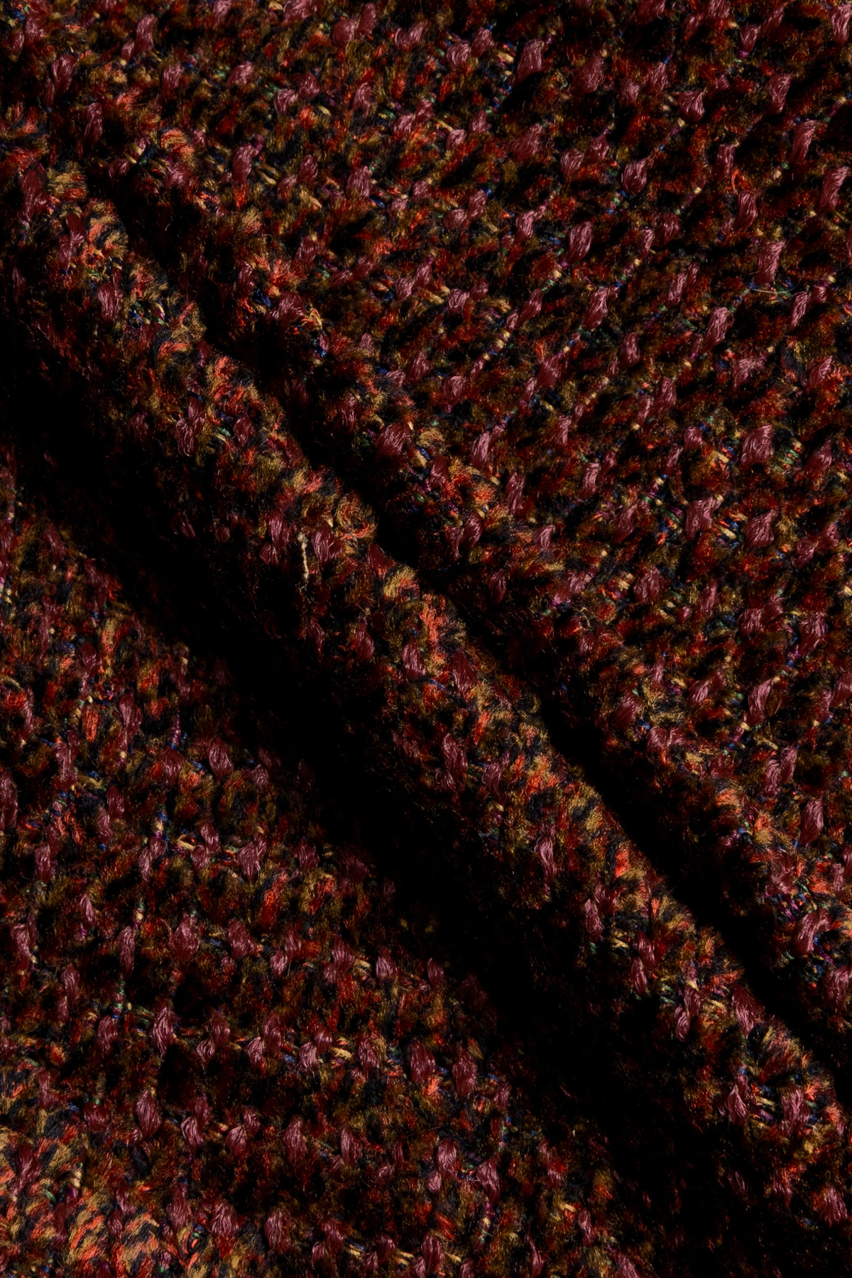 Torino Bouclé Round Neck Short Jacket