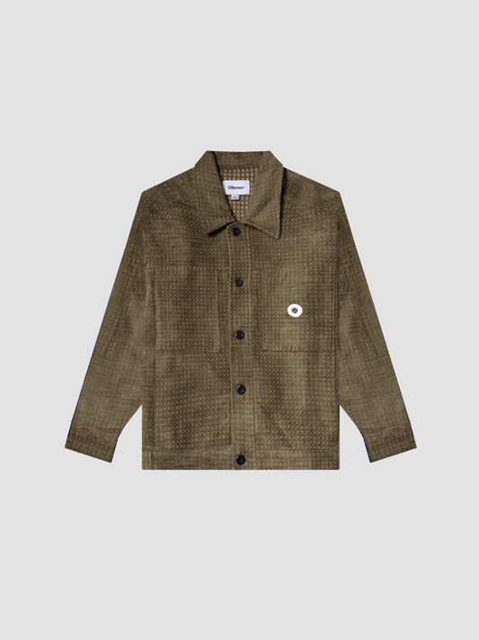 Forest Grid Boxy Jacket