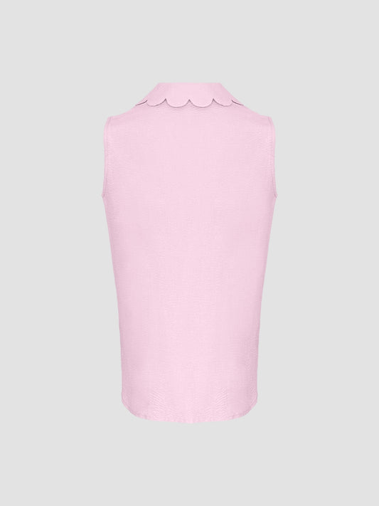 Baby pink Natsu sleeveless shirt