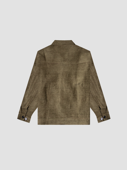 Forest Grid Boxy Jacket