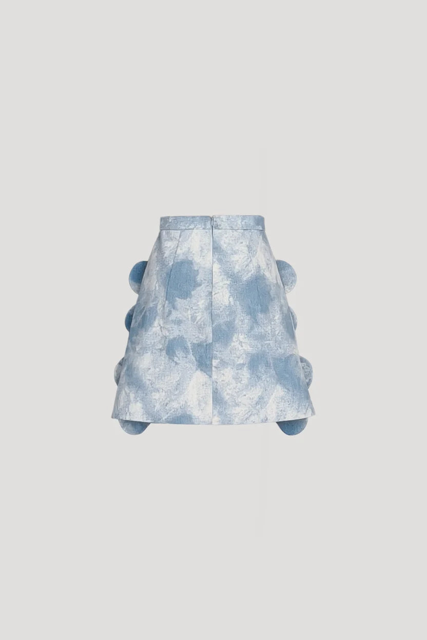 Dusty Blue Neuron Skirt