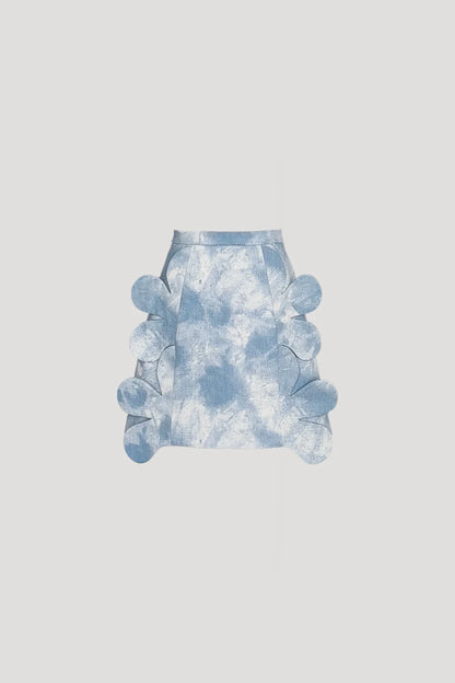Dusty Blue Neuron Skirt