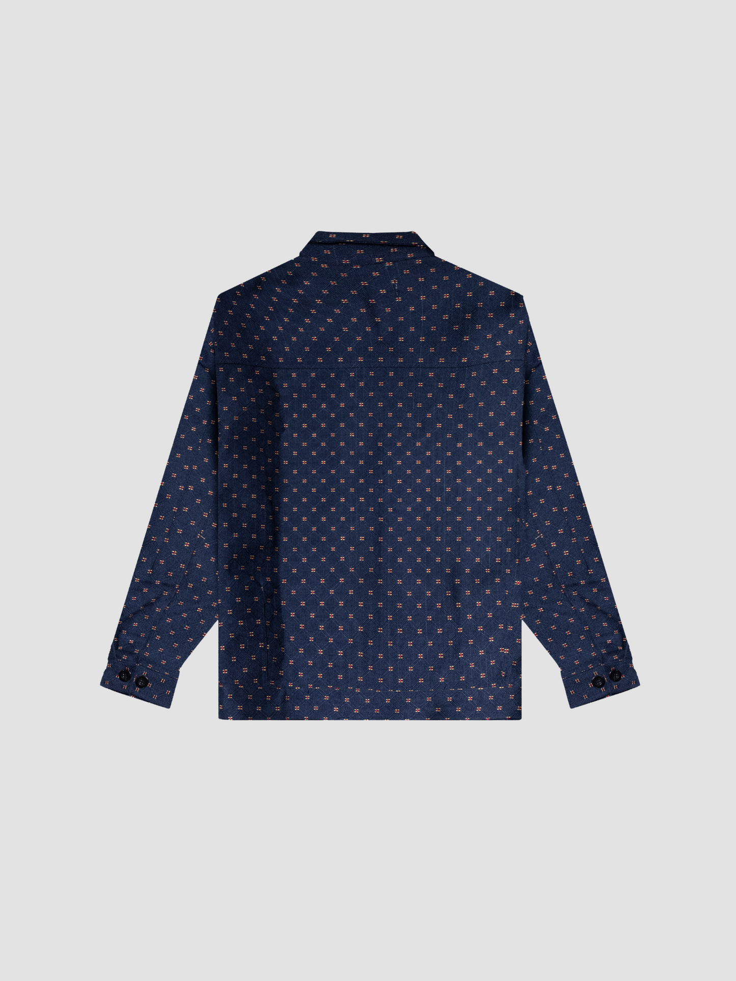 Indigo Pixel Boxy Jacket