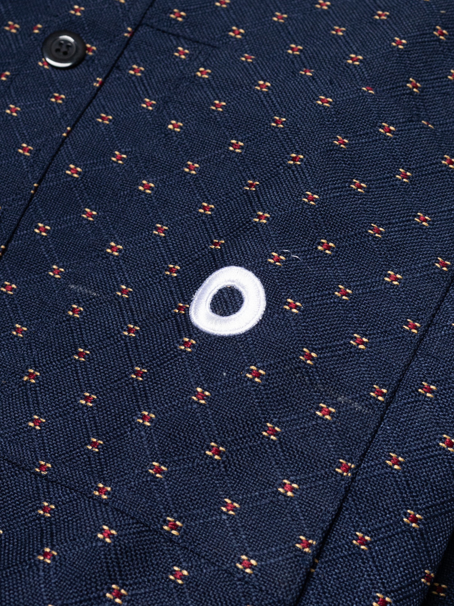 Indigo Pixel Boxy Jacket
