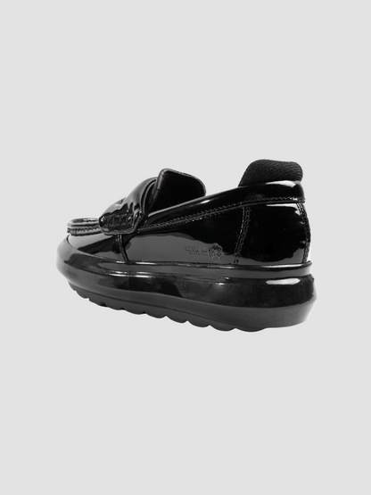 Black Uptown Enamel Shoes