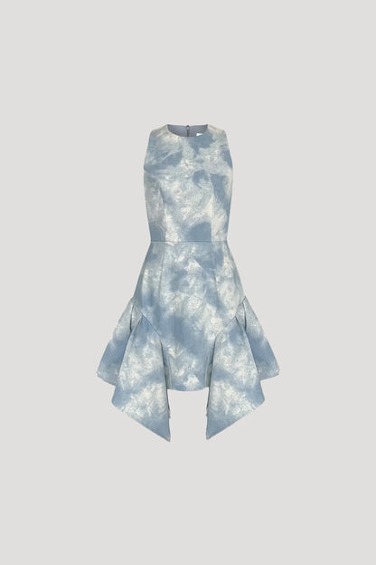 Dusty Blue Labellum Dress
