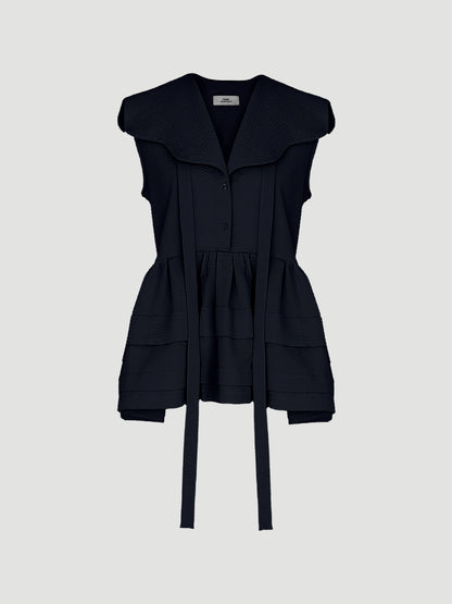Dark blue Kakigori top