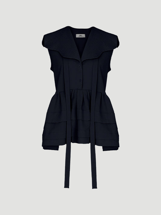 Dark blue Kakigori top