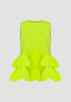 Neon yellow Gion sleeveless top
