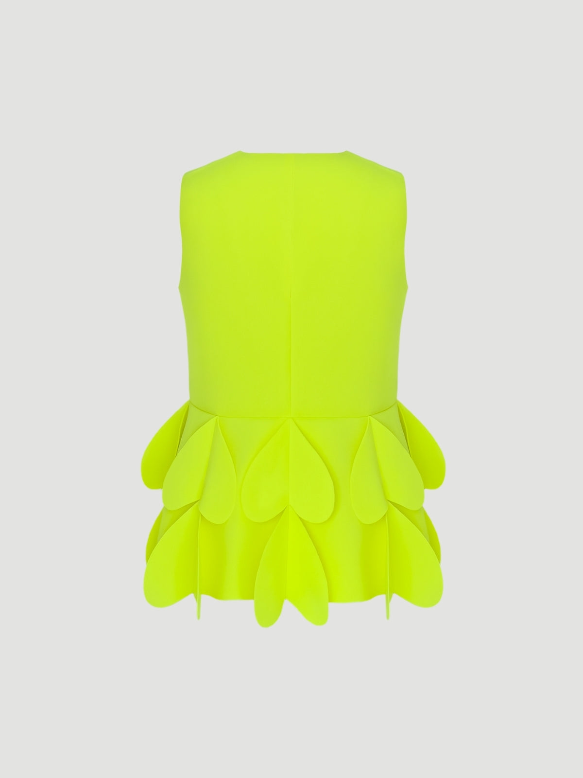 Neon yellow Gion sleeveless top