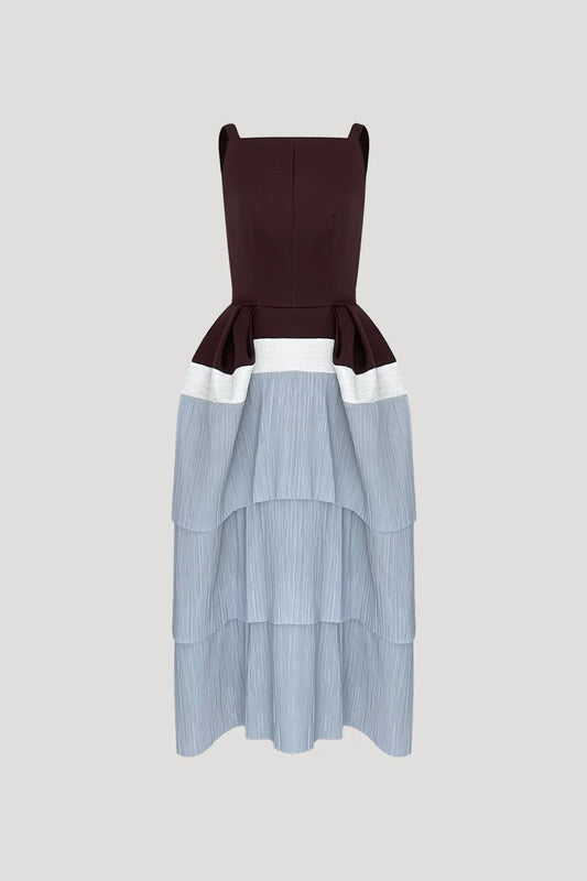 Walnut Brown Epiproct Dress