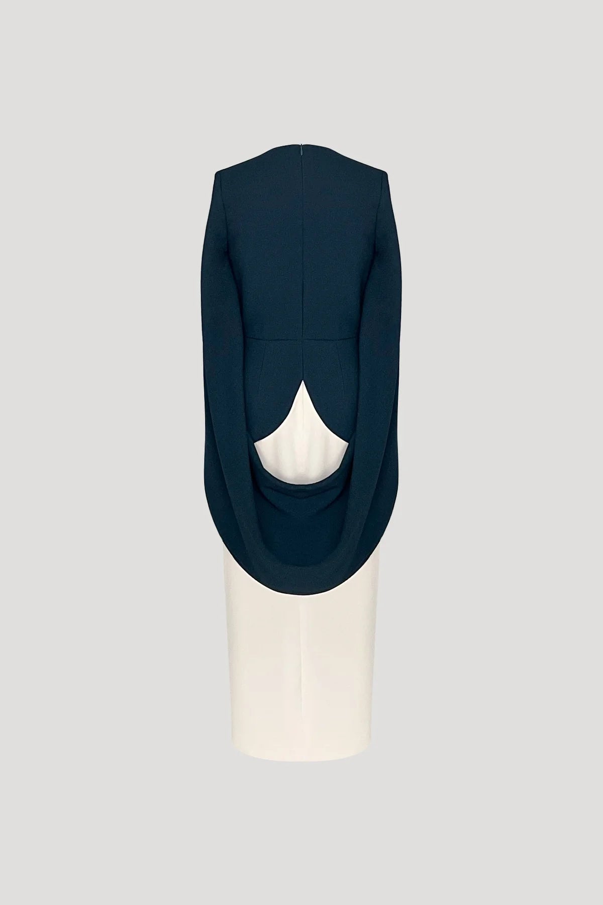 Teal Blue & Bone White Suzumushi Dress