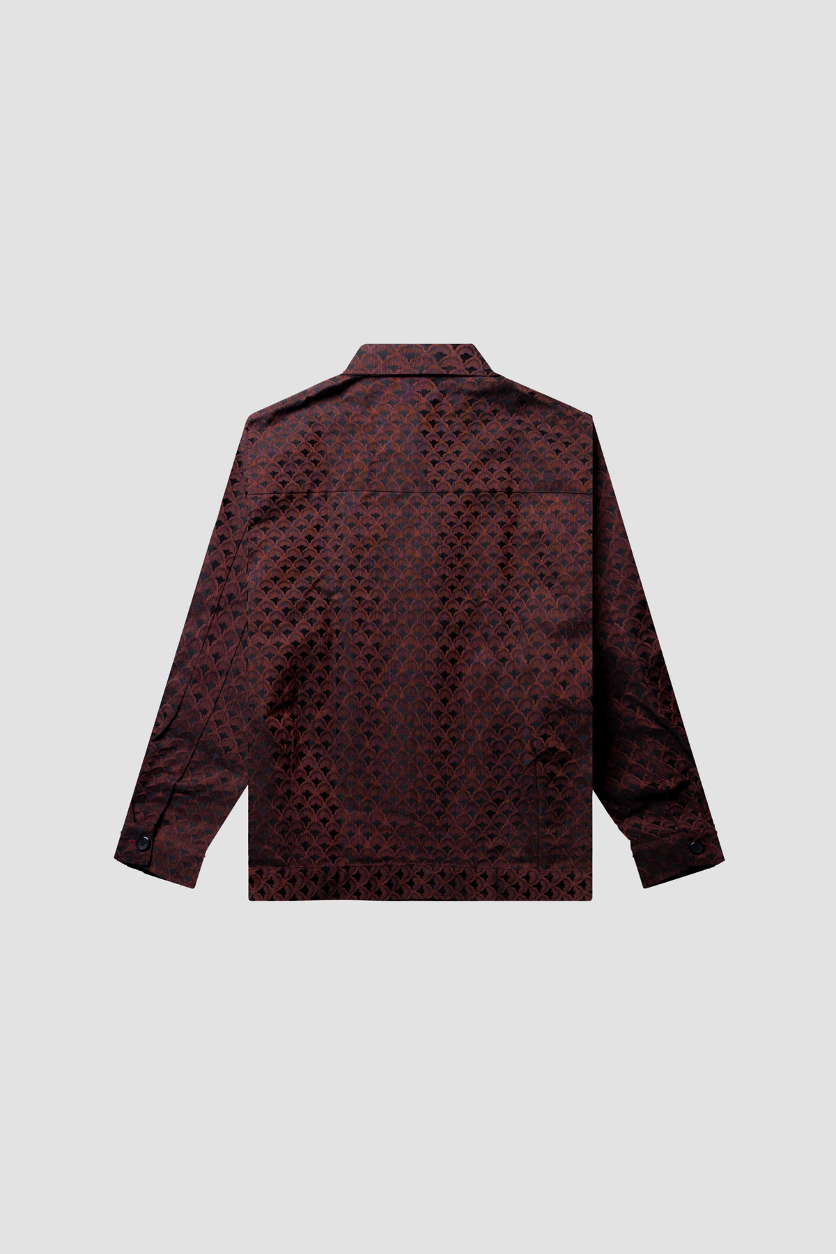 Bordeaux Monogram Boxy Jacket