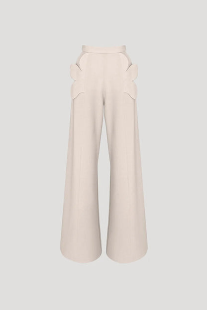 Ecru White Pharynx Pants