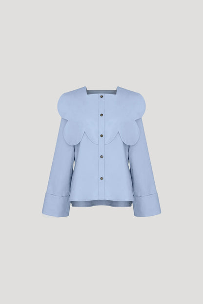 Sky Blue Scales Shirt