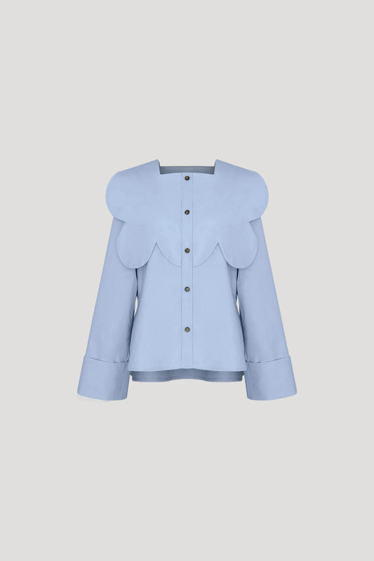 Sky Blue Scales Shirt