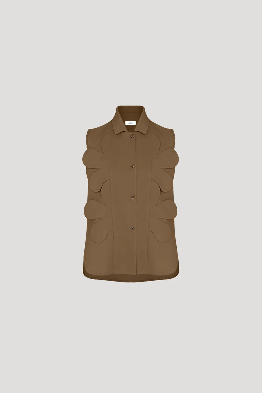 Sand Brown Momo Top