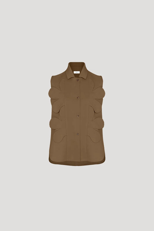 Sand Brown Momo Top