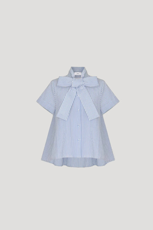 Blue Stripes Ume Top