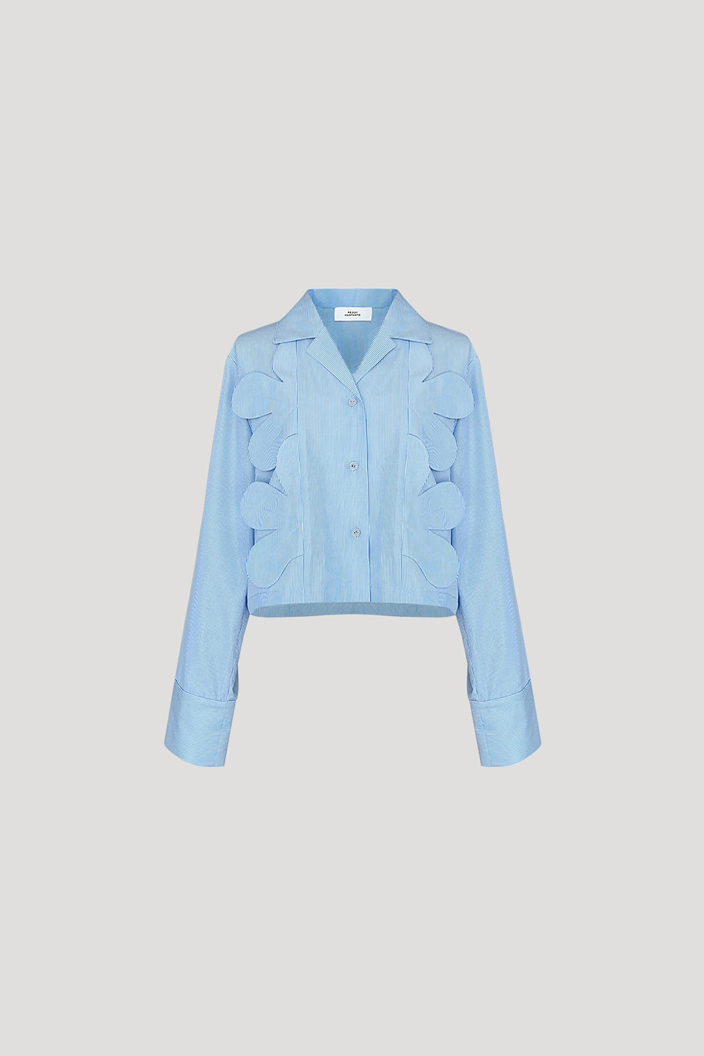Blue Stripes Ajisai Top