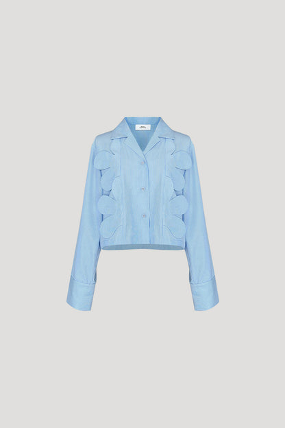 Blue Stripes Ajisai Top