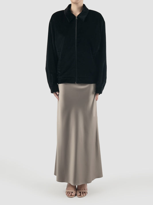 Black Motive velvet jumper